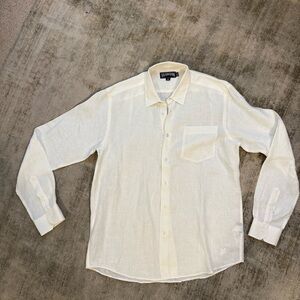 Vilebrequin Men's Cream Button Down Shirt
